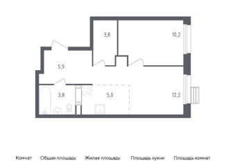Продаю 1-комнатную квартиру, 40.9 м2, Москва, проспект Куприна, 36к1