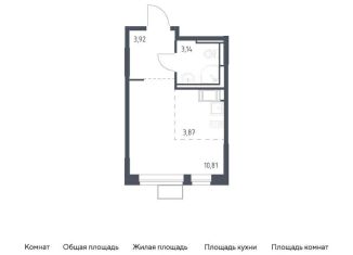 Продается квартира студия, 21.7 м2, Москва, жилой комплекс Новое Внуково, к22