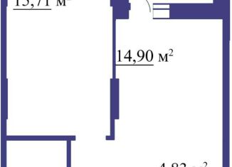 Продажа 2-ком. квартиры, 41.9 м2, Тюмень, улица Ю.-Р.Г. Эрвье, 34к1, ЖК Набережный Квартал