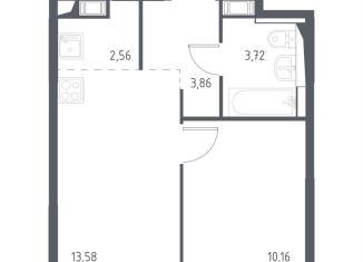 Продажа двухкомнатной квартиры, 33.6 м2, Московская область
