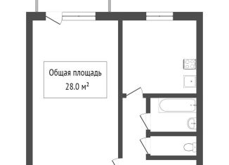 Продается 1-ком. квартира, 28 м2, Кемеровская область, проспект Шахтёров, 28