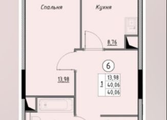 Сдается 1-комнатная квартира, 42 м2, Московская область, 6-й микрорайон, 15Г