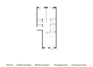 Продается 2-ком. квартира, 64.9 м2, деревня Столбово, проспект Куприна, 36к1