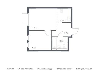 Продажа 1-комнатной квартиры, 34.7 м2, Мытищи, жилой комплекс Мытищи Парк, к5