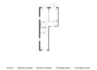 Продается 2-комнатная квартира, 57.7 м2, Москва, жилой комплекс Новое Внуково, к19