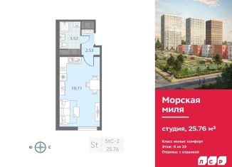 Продам квартиру студию, 25.8 м2, Санкт-Петербург, Дворцовая площадь, Центральный район