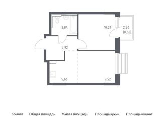 Продается однокомнатная квартира, 34.8 м2, село Лайково