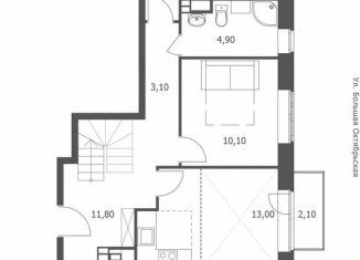 Продажа 3-ком. квартиры, 100 м2, Ярославская область, Большая Октябрьская улица, 85