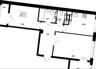 Продаю 2-комнатную квартиру, 61.6 м2, Крым