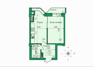 Продаю 1-ком. квартиру, 35 м2, Ставропольский край