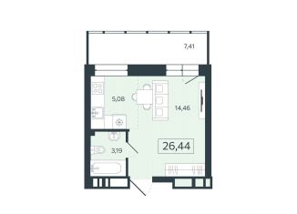 Продам квартиру студию, 26.4 м2, Благовещенск, Технический переулок, 57