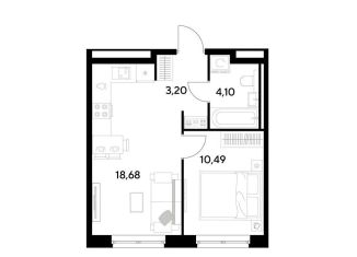 Продается однокомнатная квартира, 36.5 м2, Калуга, Ленинский округ