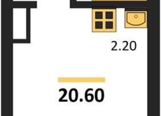 Продаю квартиру студию, 20.6 м2, Воронеж, Коминтерновский район