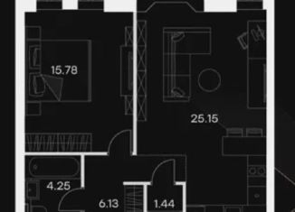 Продам 2-комнатную квартиру, 52.8 м2, Москва, Новолесная улица, 17А, Тверской район