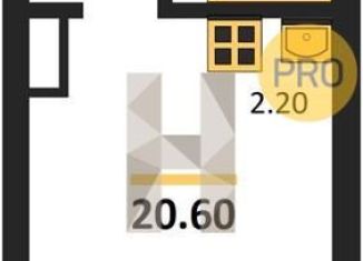 Продаю квартиру студию, 20.6 м2, Воронеж, Коминтерновский район