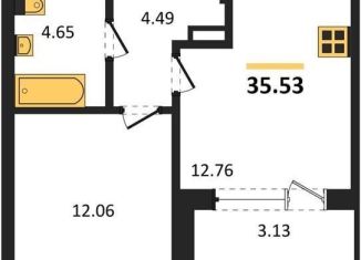 Продажа 1-комнатной квартиры, 35.5 м2, Воронеж, Левобережный район