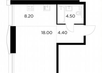 Продам квартиру студию, 35.1 м2, Москва