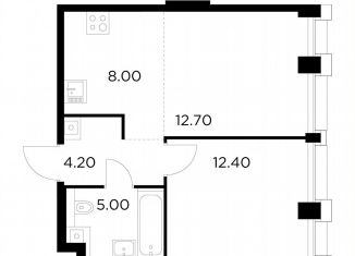 Продажа 1-ком. квартиры, 42.4 м2, Москва, метро Войковская