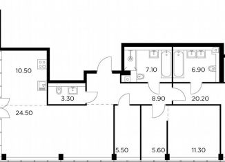 Продаю 2-ком. квартиру, 120.4 м2, Москва, Войковский район