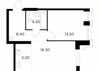 Продам 1-ком. квартиру, 47.6 м2, Москва, метро Войковская