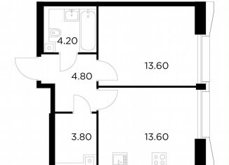 Продается 1-ком. квартира, 40 м2, Москва, метро Войковская