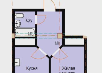 1-ком. квартира на продажу, 33.3 м2, Ессентуки