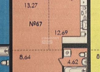 Продажа двухкомнатной квартиры, 41 м2, Иркутск, Советская улица, 31, ЖК Новый Город 3