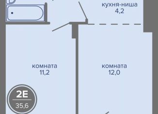 Продам 2-ком. квартиру, 35.6 м2, Пермь, шоссе Космонавтов, 309Ак1