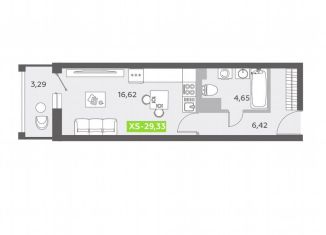 Продается квартира студия, 29.3 м2, Санкт-Петербург, метро Приморская, бульвар Головнина, 6к1