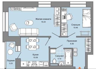 Продам 2-комнатную квартиру, 53 м2, Екатеринбург, метро Чкаловская, Косотурская улица, 1В/3