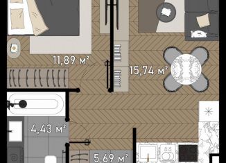 Продается однокомнатная квартира, 38.2 м2, Москва, Хорошевский район, жилой комплекс Зорге 9, 9Ак7