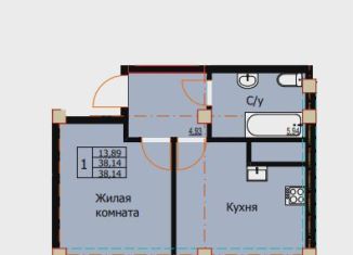 Продаю 1-ком. квартиру, 38.1 м2, Ессентуки