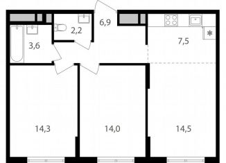 Продажа 3-ком. квартиры, 63 м2, Москва, САО, Михалковская улица, 48