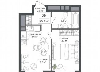 Продаю двухкомнатную квартиру, 36.9 м2, Москва, САО