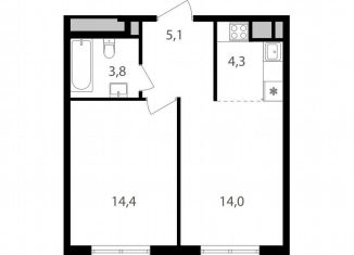 Продаю 2-ком. квартиру, 41.6 м2, Москва, САО, Михалковская улица, 48