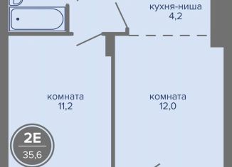 Продажа 2-ком. квартиры, 35.6 м2, Пермь, шоссе Космонавтов, 309Ак1