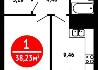 Продаю 1-ком. квартиру, 38.2 м2, Уфа, Природная улица, 28/1