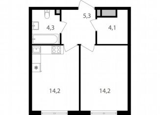 Продажа 1-ком. квартиры, 42.1 м2, Москва, САО, Михалковская улица, 48