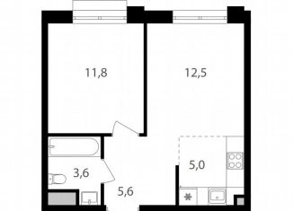 Продажа 2-комнатной квартиры, 38.5 м2, Москва, ЖК Михалковский, Михалковская улица, 48