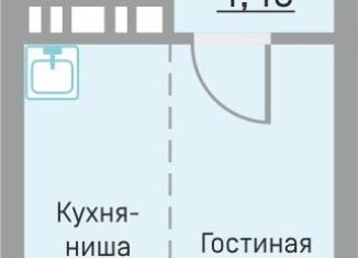 Продам квартиру студию, 27.2 м2, деревня Кондратово, Водопроводная улица, 6/4