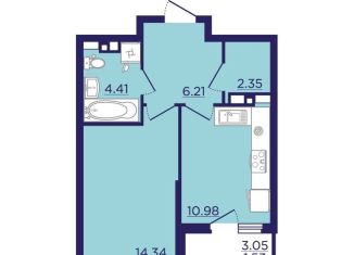 Продается 1-ком. квартира, 40.5 м2, Воронеж