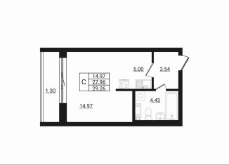 Продажа квартиры студии, 29.3 м2, деревня Разбегаево, деревня Разбегаево, 1
