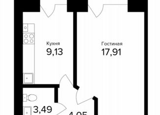 Продам 1-ком. квартиру, 37.7 м2, Ярославская область, улица Александра Додонова, 10к5