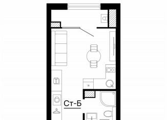 Продается квартира студия, 20.6 м2, Астрахань