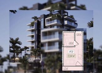 Продам квартиру со свободной планировкой, 13.6 м2, Крым, Набережная улица, 30