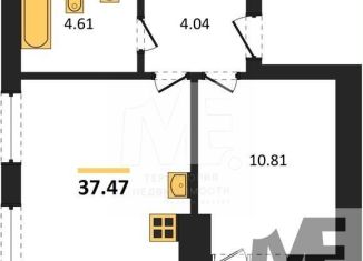 1-ком. квартира на продажу, 37.5 м2, Калининград