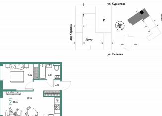 Продам двухкомнатную квартиру, 38.6 м2, Тюмень