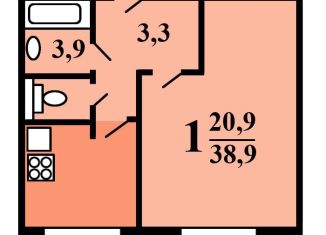 Продается однокомнатная квартира, 38.5 м2, Москва, Алтуфьевское шоссе, 40Г, район Отрадное