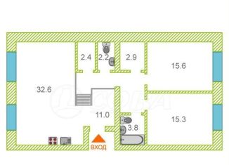 Продажа 3-ком. квартиры, 91 м2, Тюмень, Центральный округ, Новгородская улица, 22