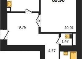 Продам 2-ком. квартиру, 69.9 м2, Воронеж, переулок Здоровья, 90Г/1к1